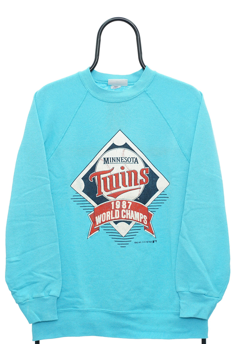 Vintage 80s MLB Minnesota Twins Blue Sweatshirt