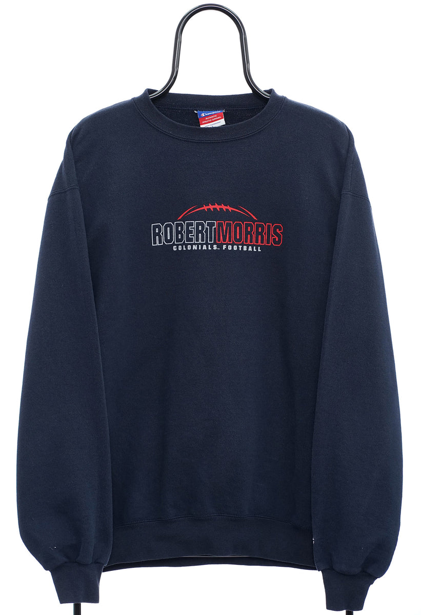 Vintage Champion Football Graphic Navy Sweatshirt– Atlas Vintage