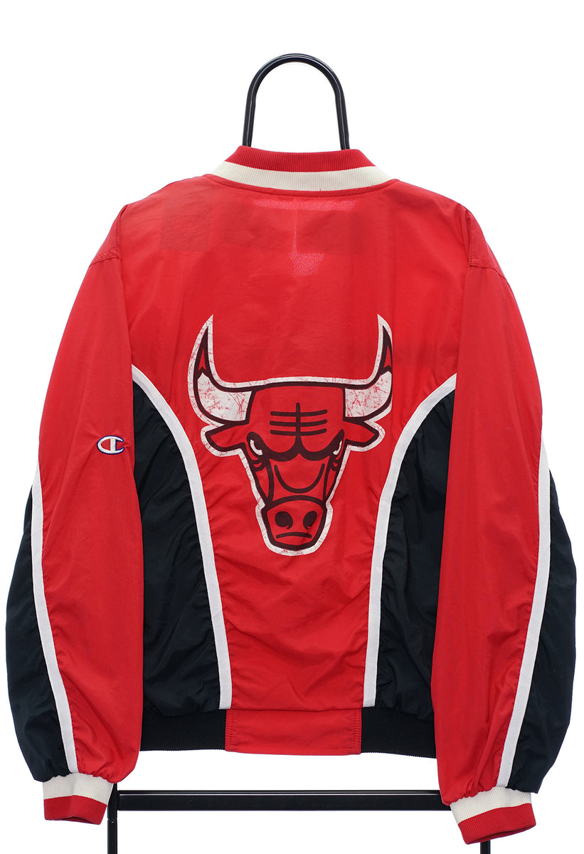 Champion Chicago Bulls ウォームアップジャケット M Champion NBA CHICAGO BULLS WARMUP JACKET