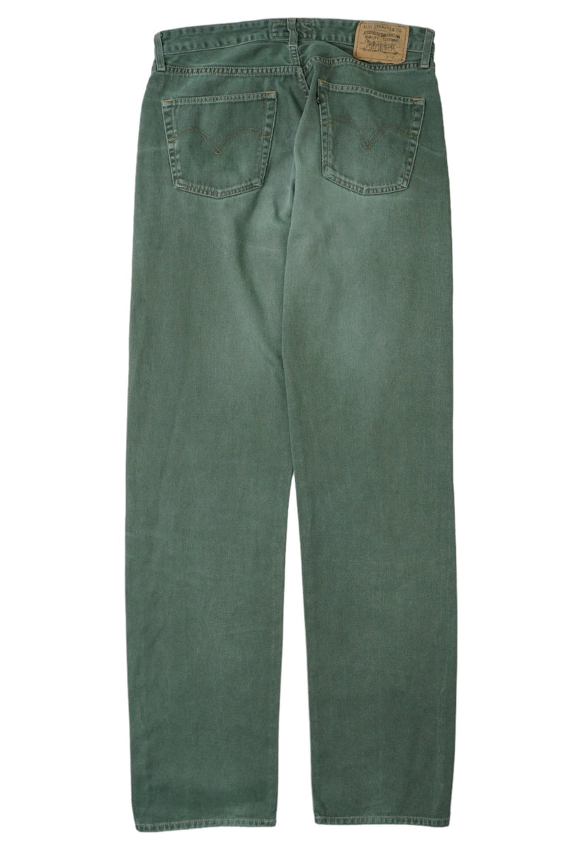 Vintage Levis 401 Straight Green Jeans– Atlas Vintage