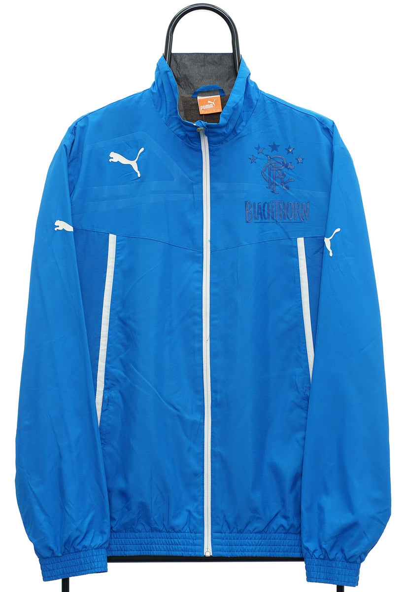 Vintage Puma Blue Windbreaker Jacket– Atlas Vintage