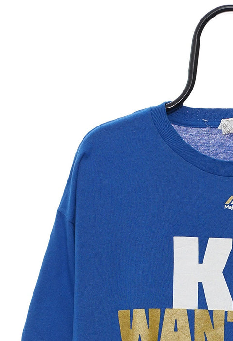 Majestic MLB Kansas City Graphic Blue TShirt detail 2