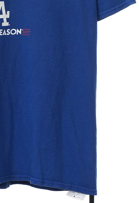 Majestic MLB LA Dodgers Blue Graphic TShirt detail 6