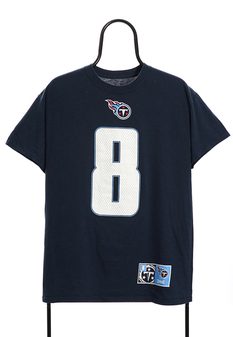 Majestic NFL Vintage Navy Tennessee Titans Sports TShirt