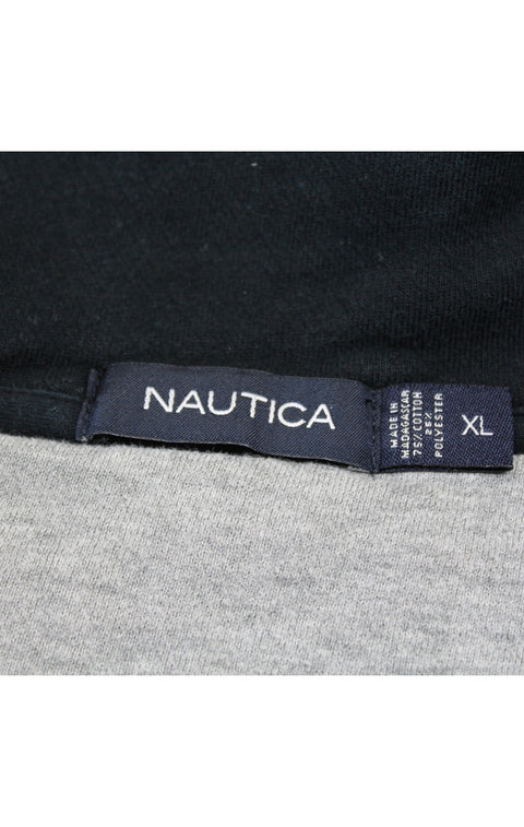 Nautica Black 1/4 Zip Sweatshirt