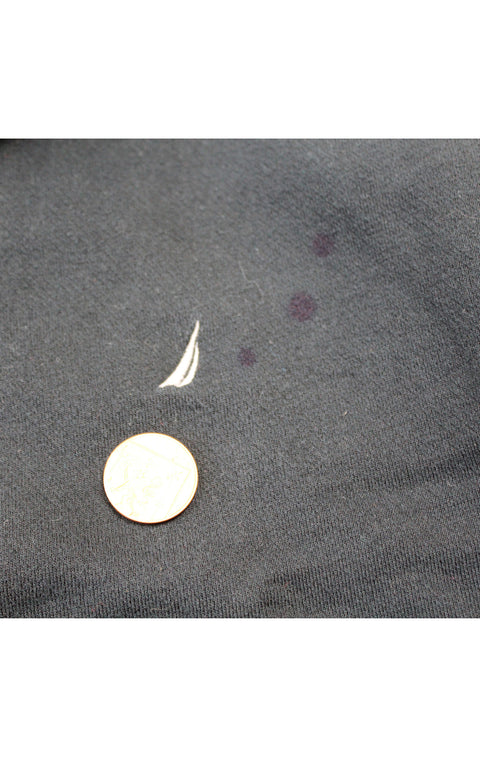 Nautica Black 1/4 Zip Sweatshirt detail 2
