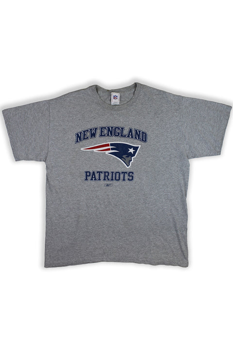 Reebok Grey New England Patriots T-Shirt