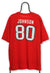 Reebok NFL Vintage Red Houston Texans Sports TShirt back
