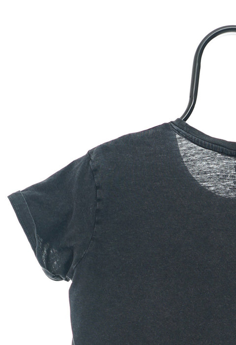 Retro ACDC Grey Graphic Rock TShirt detail 8