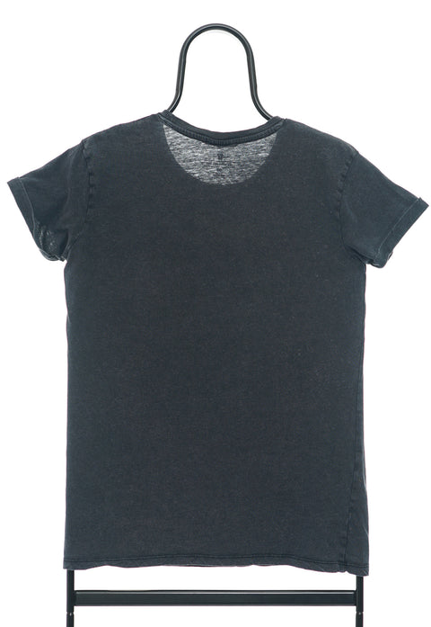 Retro ACDC Grey Graphic Rock TShirt back
