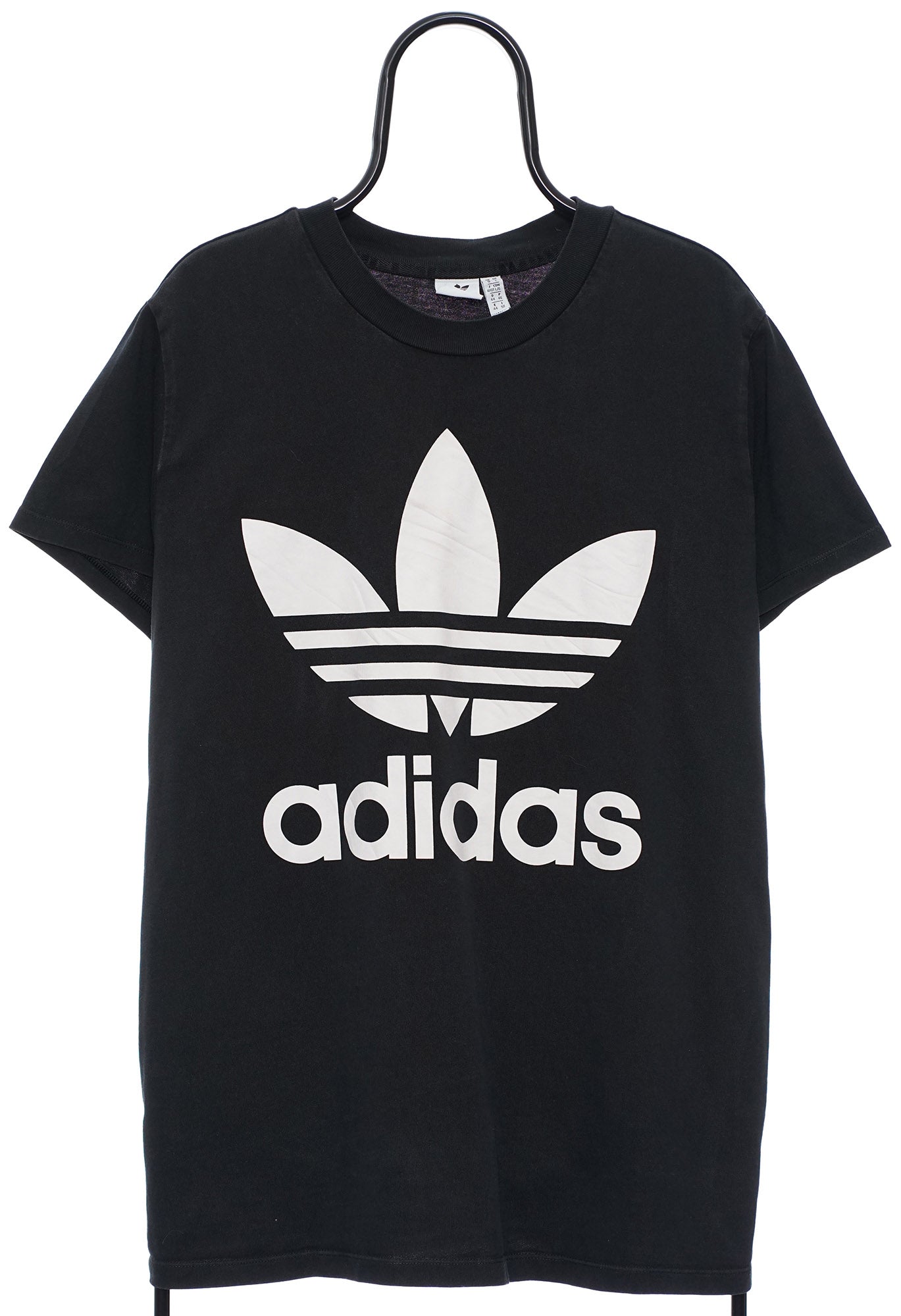 Retro Adidas Logo Black TShirt