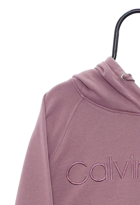 Retro Calvin Klein Spellout Pink Hoodie detail 3