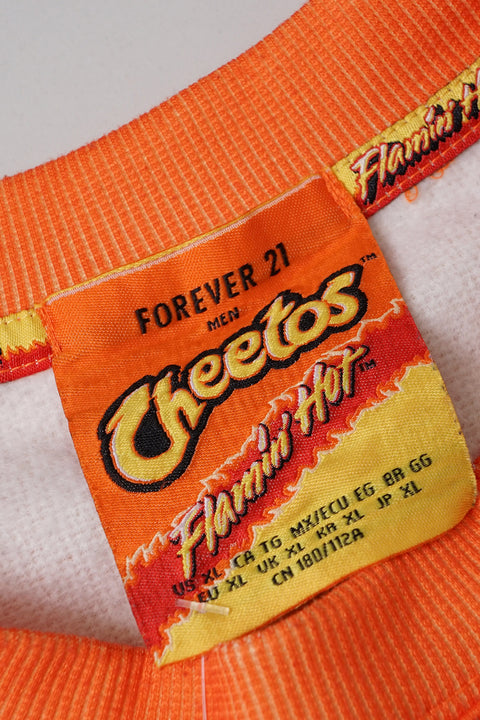 Retro Cheetos Graphic Orange Sweatshirt detail 1