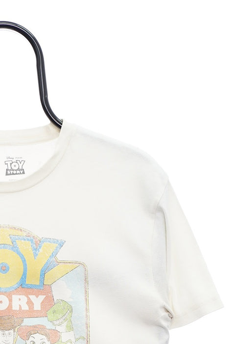 Retro Disney Pixar Toy Story Graphic Cream TShirt detail 4