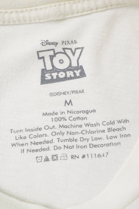 Retro Disney Pixar Toy Story Graphic Cream TShirt detail 1