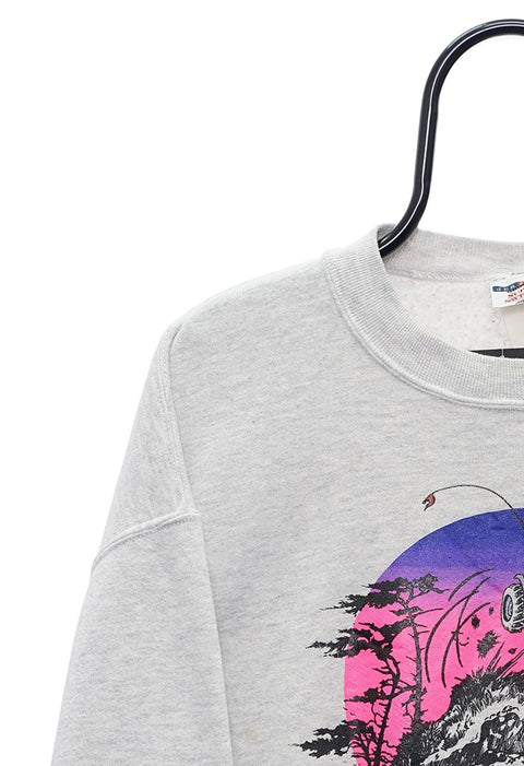 Retro Florence Survivor Graphic Grey Sweatshirt detail 7