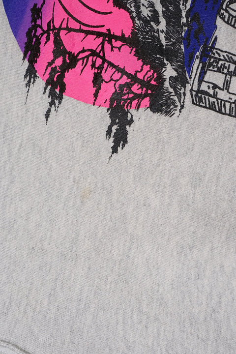 Retro Florence Survivor Graphic Grey Sweatshirt detail 4