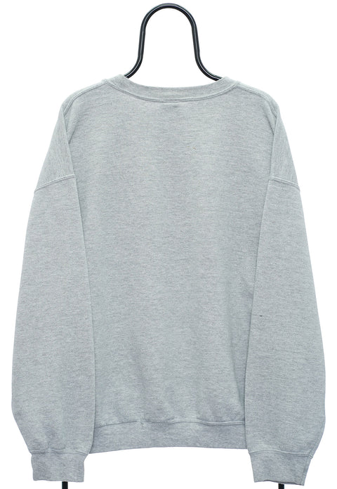 Retro Girl Graphic Grey Sweatshirt back