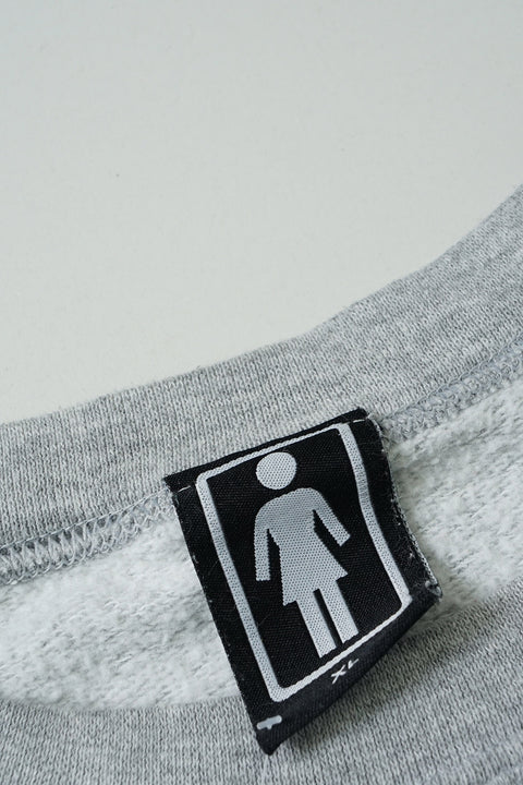 Retro Girl Graphic Grey Sweatshirt detail 1