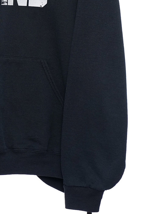 Retro Grind Graphic Black Hoodie detail 5