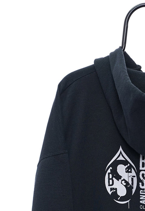 Retro Grind Graphic Black Hoodie detail 6
