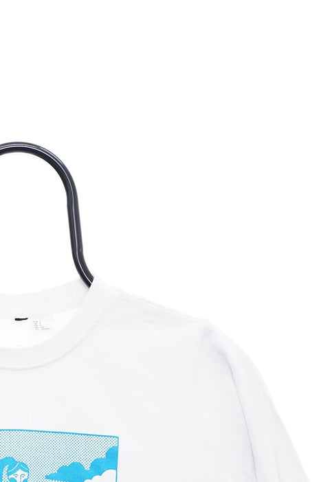 Retro Libra Graphic White TShirt detail 6