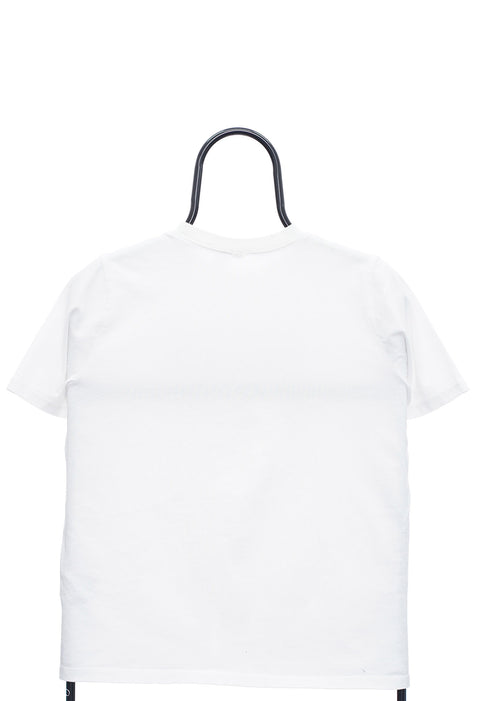 Retro Libra Graphic White TShirt back