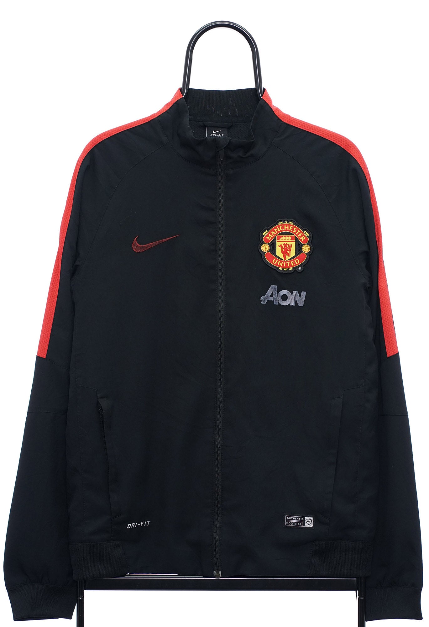 Retro Nike Manchester United Black Jacket Atlas Vintage