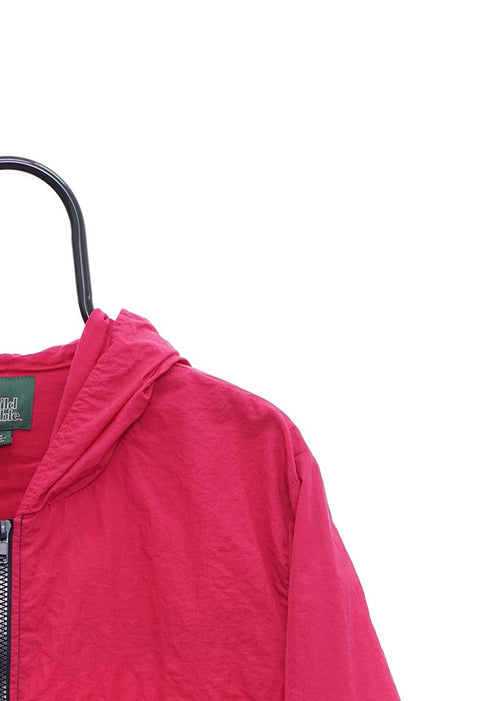 Retro Pink Colourblock Windbreaker Jacket detail 6
