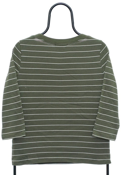 Retro Ralph Lauren Green Striped Top back