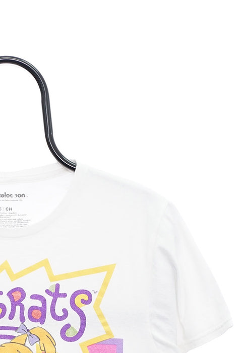 Retro Rugrats Graphic White TShirt detail 5