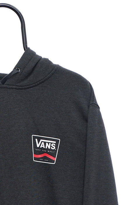 Retro Vans Graphic Grey Hoodie detail 4