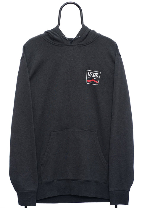 Retro Vans Graphic Grey Hoodie front