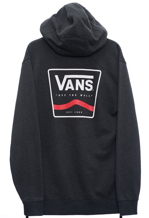 Retro Vans Graphic Grey Hoodie back