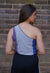 Reworked Vintage Asymetric Patchwork Colourblock MLB Vest