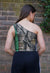 Reworked Vintage Asymetric Patchwork Colourblock MLB Vest back