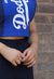 Reworked Vintage Asymetric Patchwork Colourblock MLB Vest detail 4