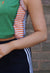 Reworked Vintage Asymetric Patchwork Colourblock Ralph Lauren Vest detail 5
