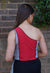Reworked Vintage Asymetric Patchwork Colourblock Ralph Lauren Vest back