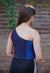 Reworked Vintage Asymetric Patchwork Colourblock Sports Vest