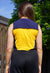 Reworked Vintage Patchwork Colourblock Adidas Vest back