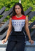 Reworked Vintage Patchwork Colourblock MLB Vest front