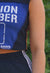 Reworked Vintage Patchwork Colourblock MLB Vest detail 6