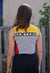 Reworked Vintage Patchwork Colourblock NHL Sport Vest detail 1