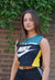 Reworked Vintage Patchwork Colourblock Nike Vest