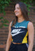 Reworked Vintage Patchwork Colourblock Nike Vest