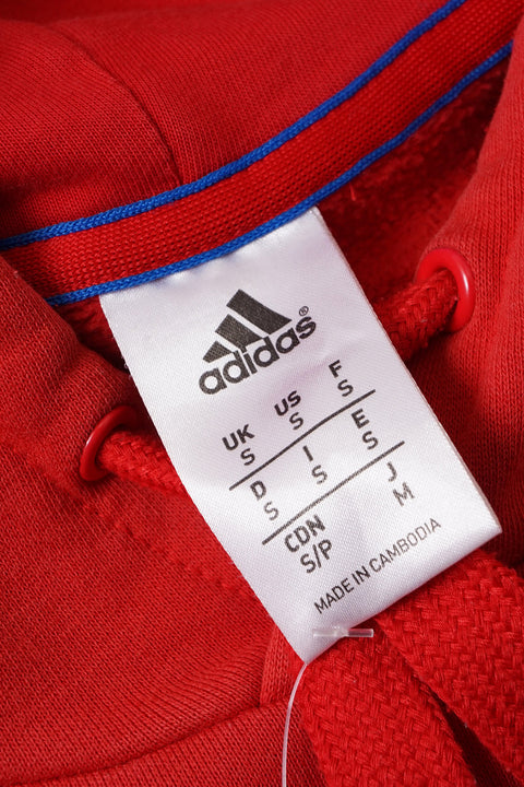 Vintage Adidas Graphic Red Hoodie