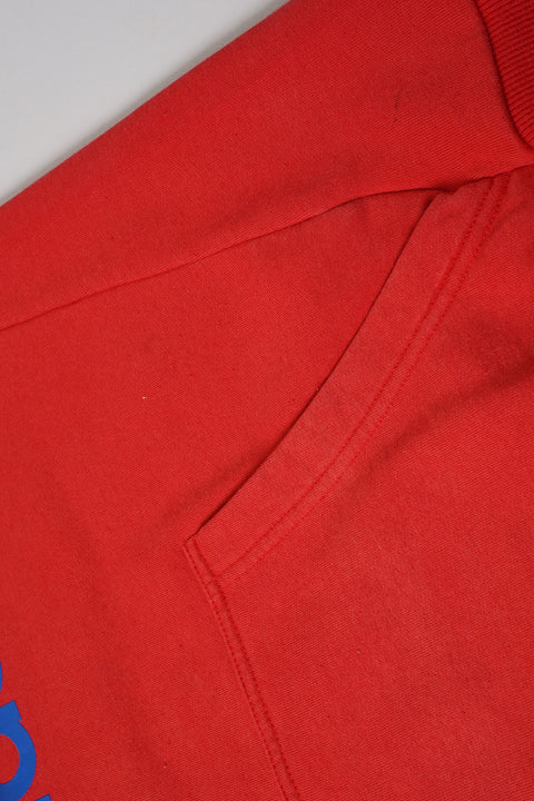 Vintage Adidas Graphic Red Hoodie