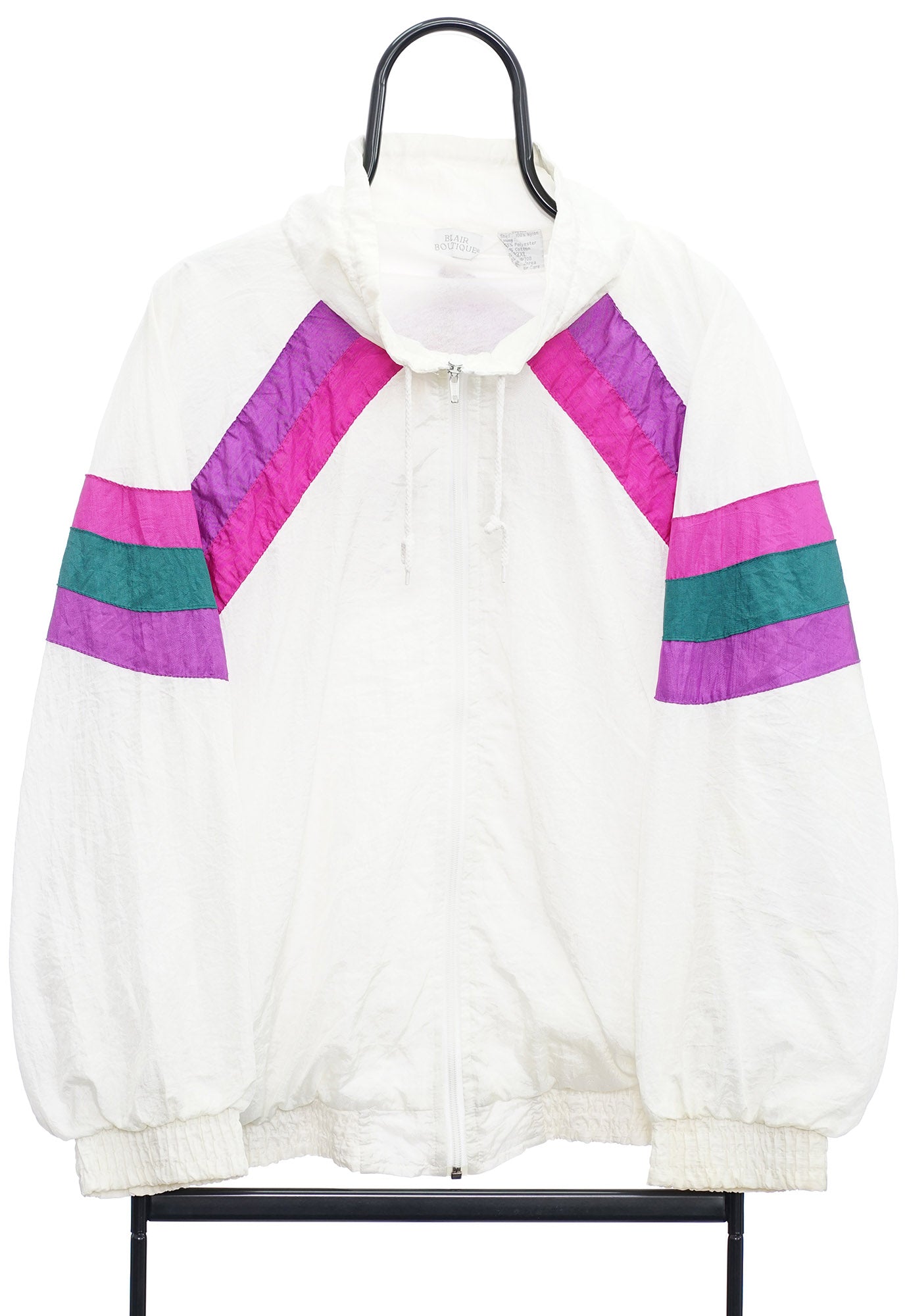 Vintage Blair Boutique Cream Windbreaker Jacket Atlas Vintage