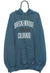 Vintage Breckenridge Colorado Graphic Navy Hoodie front
